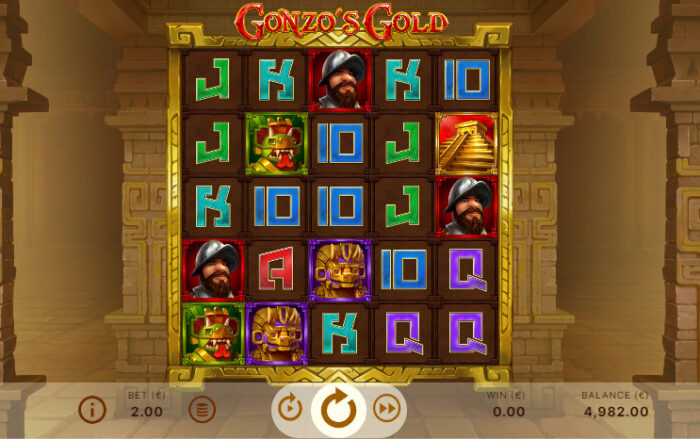 リリベットで人気のゲーム1：スロット「Gonzo’s Gold」